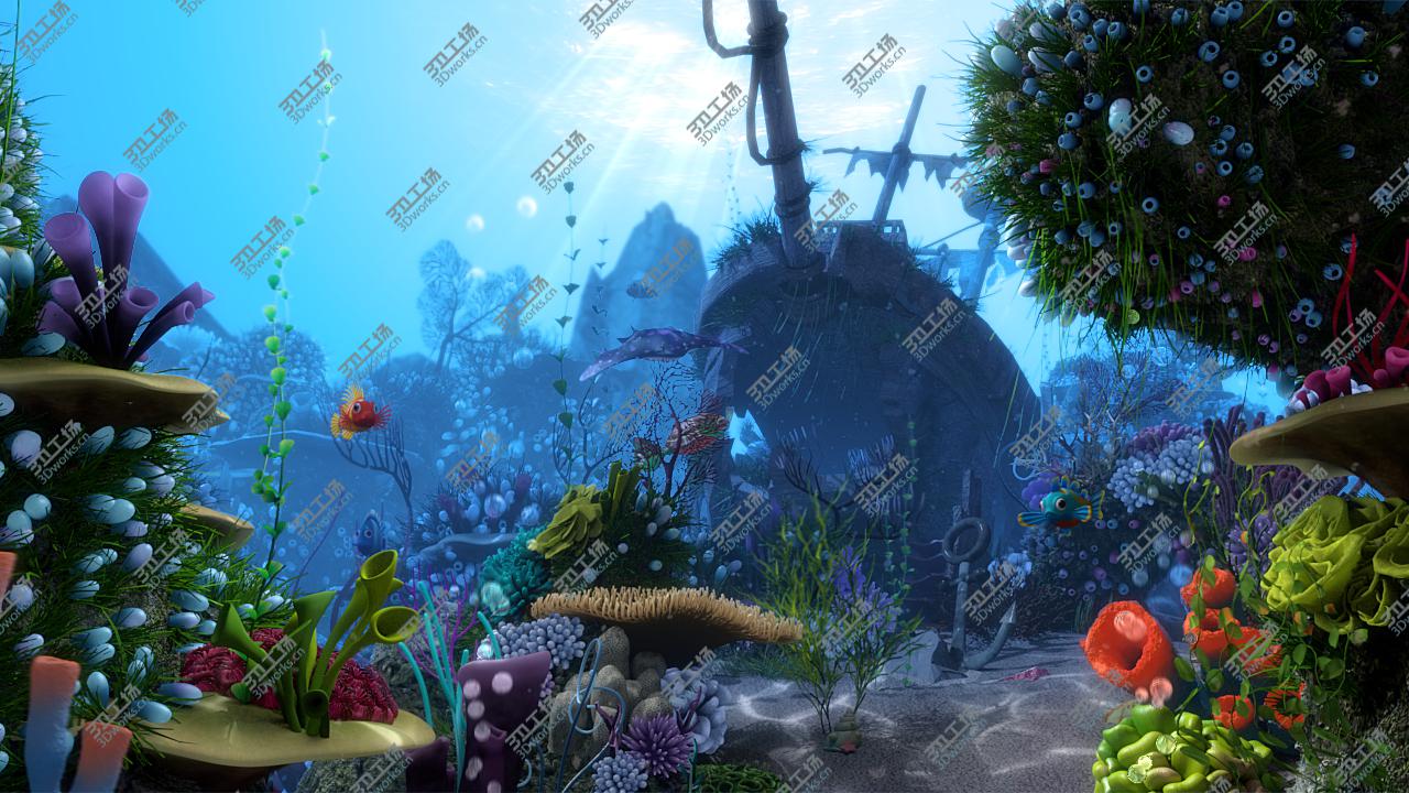 images/goods_img/20210113/3D Cartoon Underwater Rigged Animated/3.jpg